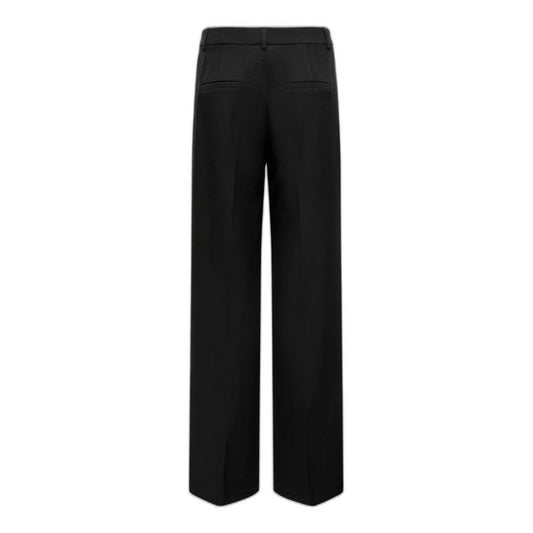 Only Black Polyester Casual Pants