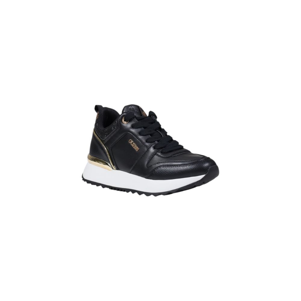 Guess Black Polyethylene Low Top Sneakers