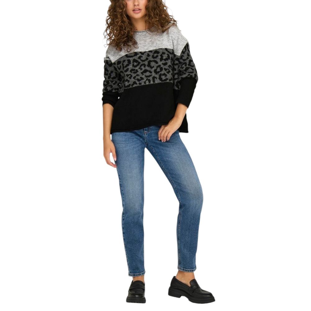 Only Gray Marabou Sweatshirt