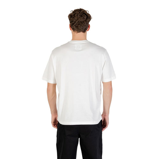 Armani Exchange Cream Cotton T-Shirt