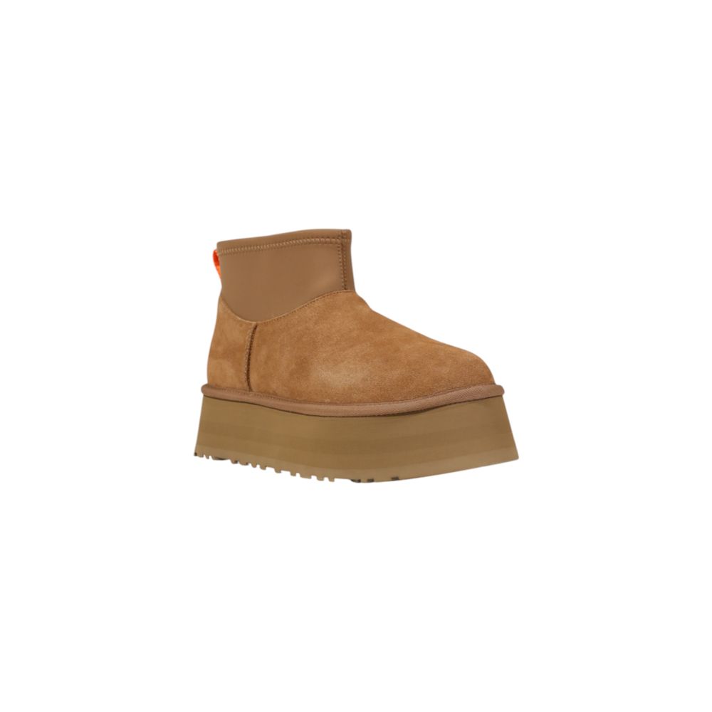 UGG Beige Suede Leather Ankle Boots
