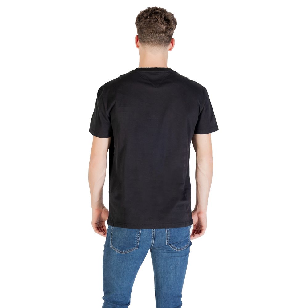 Tommy Hilfiger Jeans Black Recycled Cotton T-Shirt