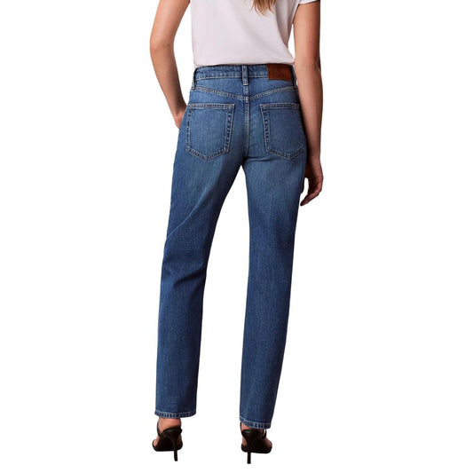 Calvin Klein Jeans Blue Cotton Mom Jeans