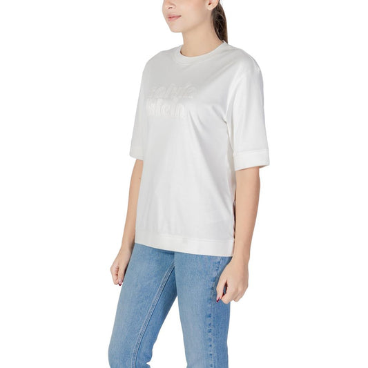Calvin Klein Jeans White Cotton T-Shirt