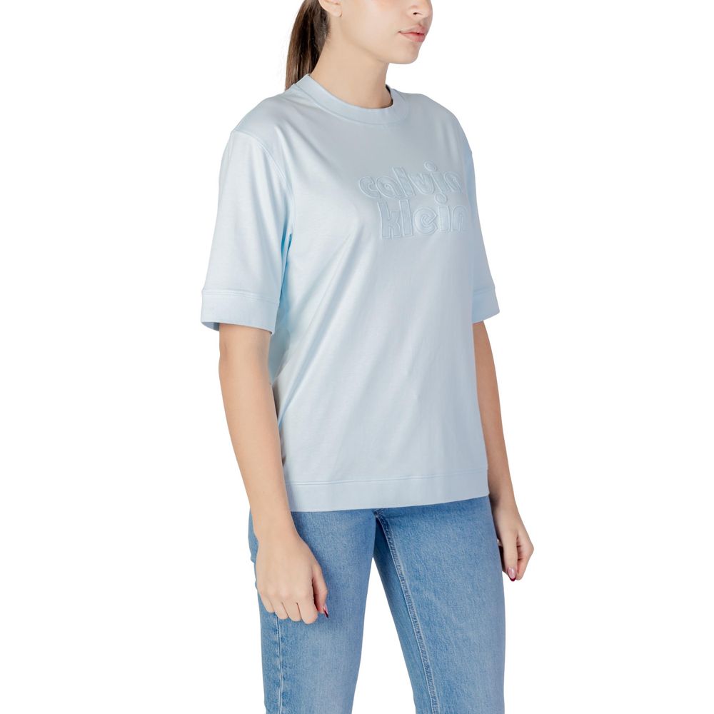 Calvin Klein Jeans Blue Cotton T-Shirt