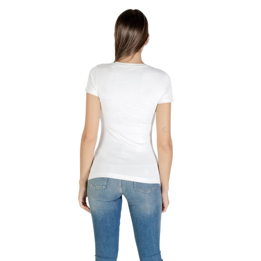 Guess White Cotton T-Shirt