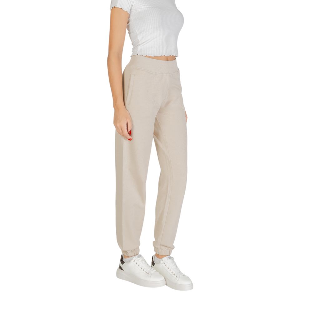 Guess Active Beige Cotton Joggers (Workout Pants)