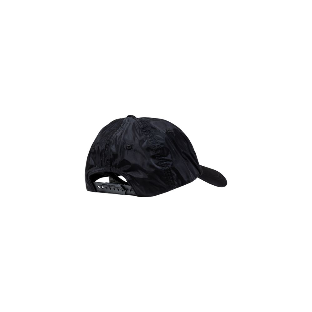 Armani Exchange Black Polyamide Cap (Baseball Hat)