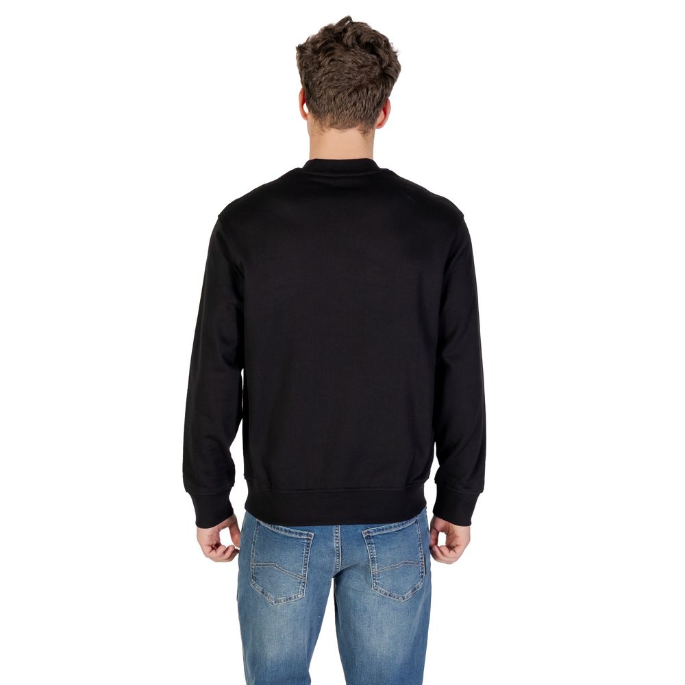 Armani Exchange Black Cotton Sweatshirt