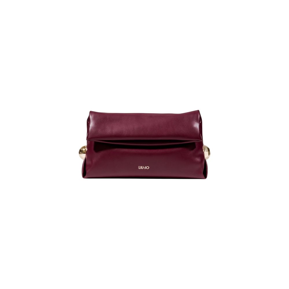 Liu Jo Bordeaux Polyethylene Clutch Bag