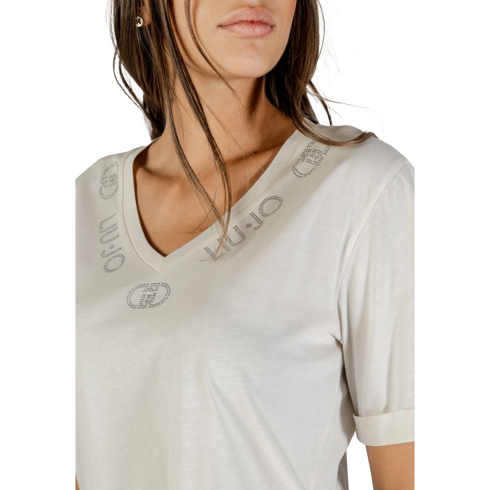 Liu Jo White Cotton T-Shirt