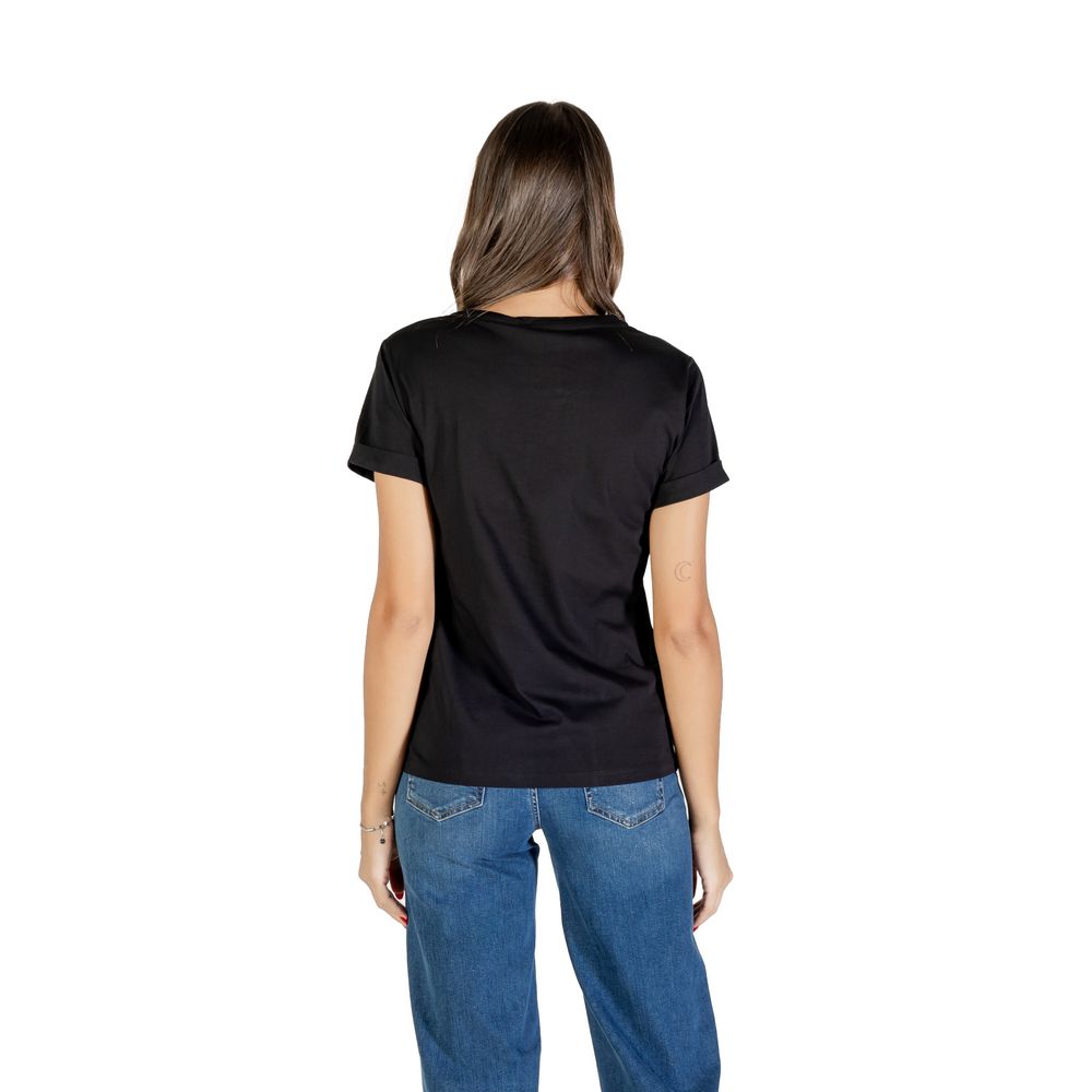 Liu Jo Black Cotton T-Shirt