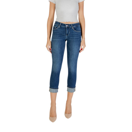 Liu Jo Blue Cotton Mom Jeans