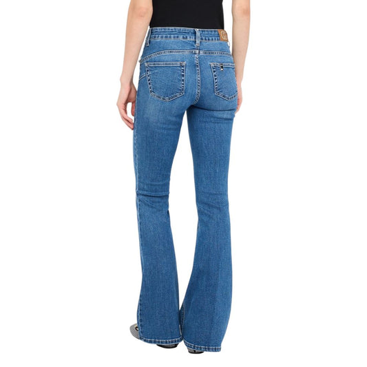 Liu Jo Blue Cotton Bootcut Jeans