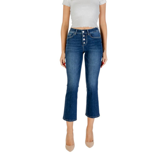 Liu Jo Blue Cotton Bootcut Jeans