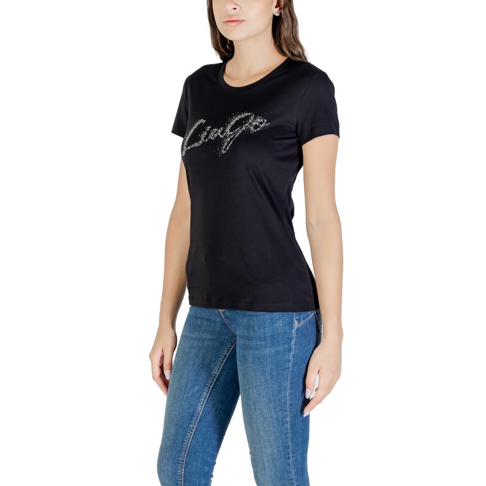 Liu Jo Black Cotton T-Shirt