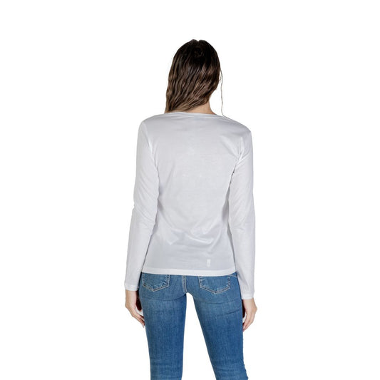 Liu Jo Bicolor Cotton Long Sleeve T-Shirt