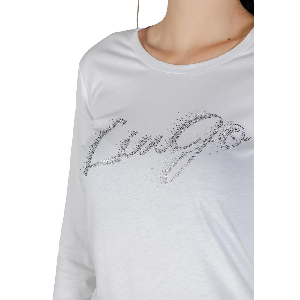 Liu Jo Bicolor Cotton Long Sleeve T-Shirt