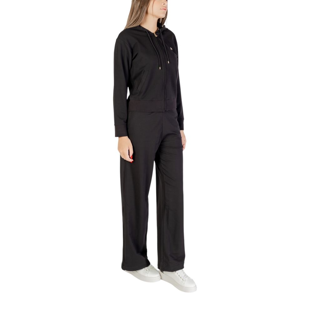 EA7 Emporio Armani Black Cotton Tracksuit