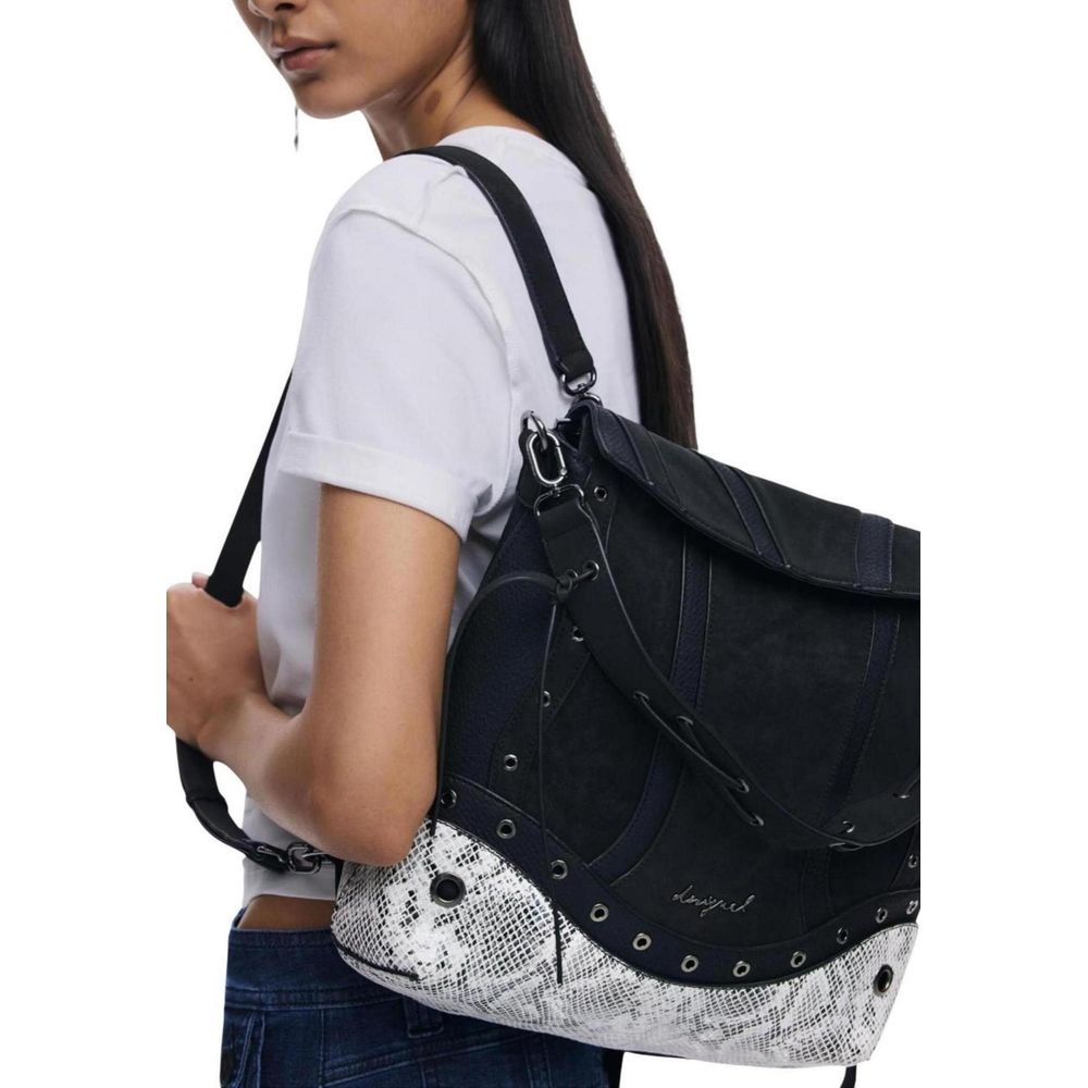 Desigual Black Polyethylene Backpack