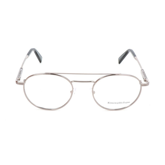 Ermenegildo Zegna Gray Metal Glasses (Frames)