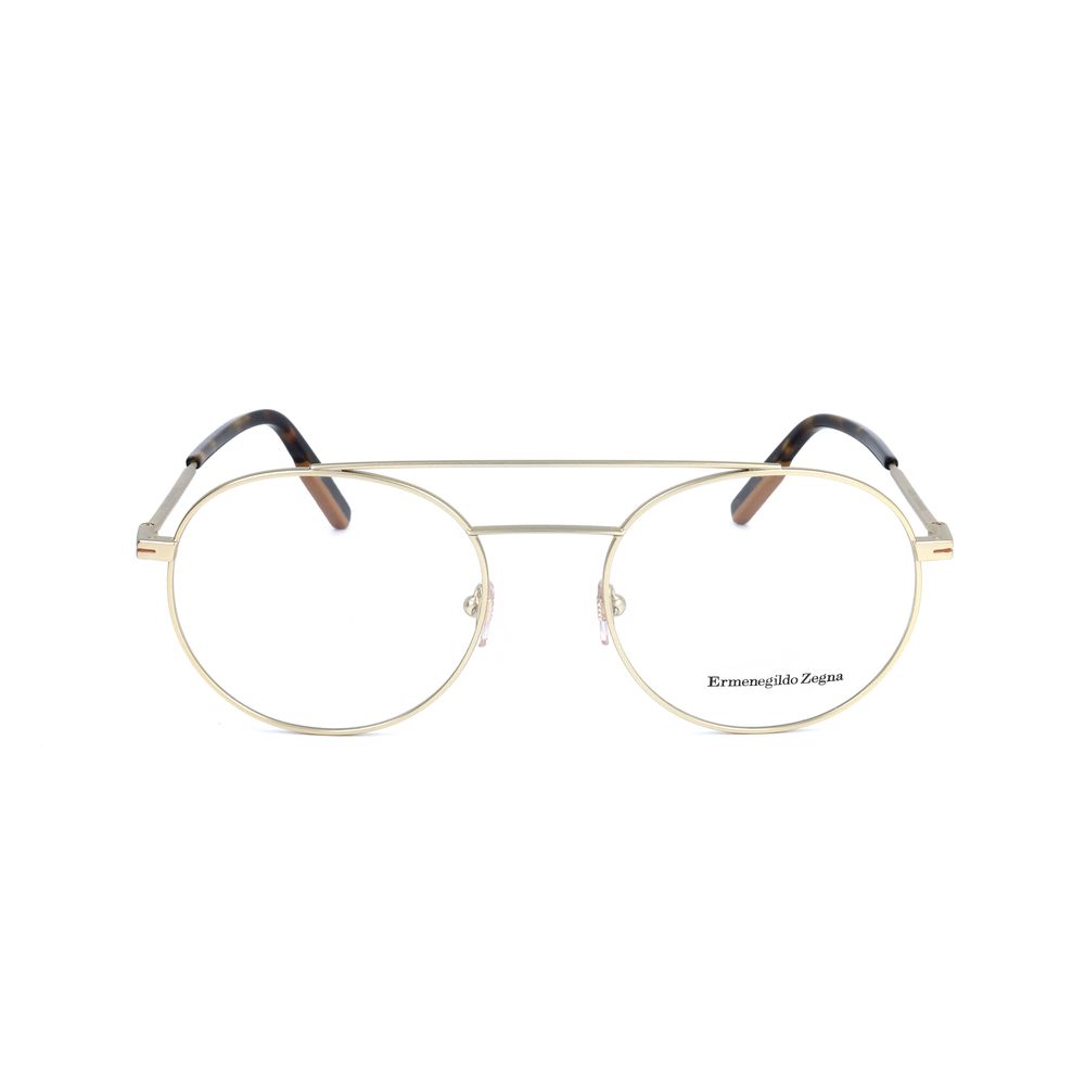 Ermenegildo Zegna Gold Metal Glasses (Frames)