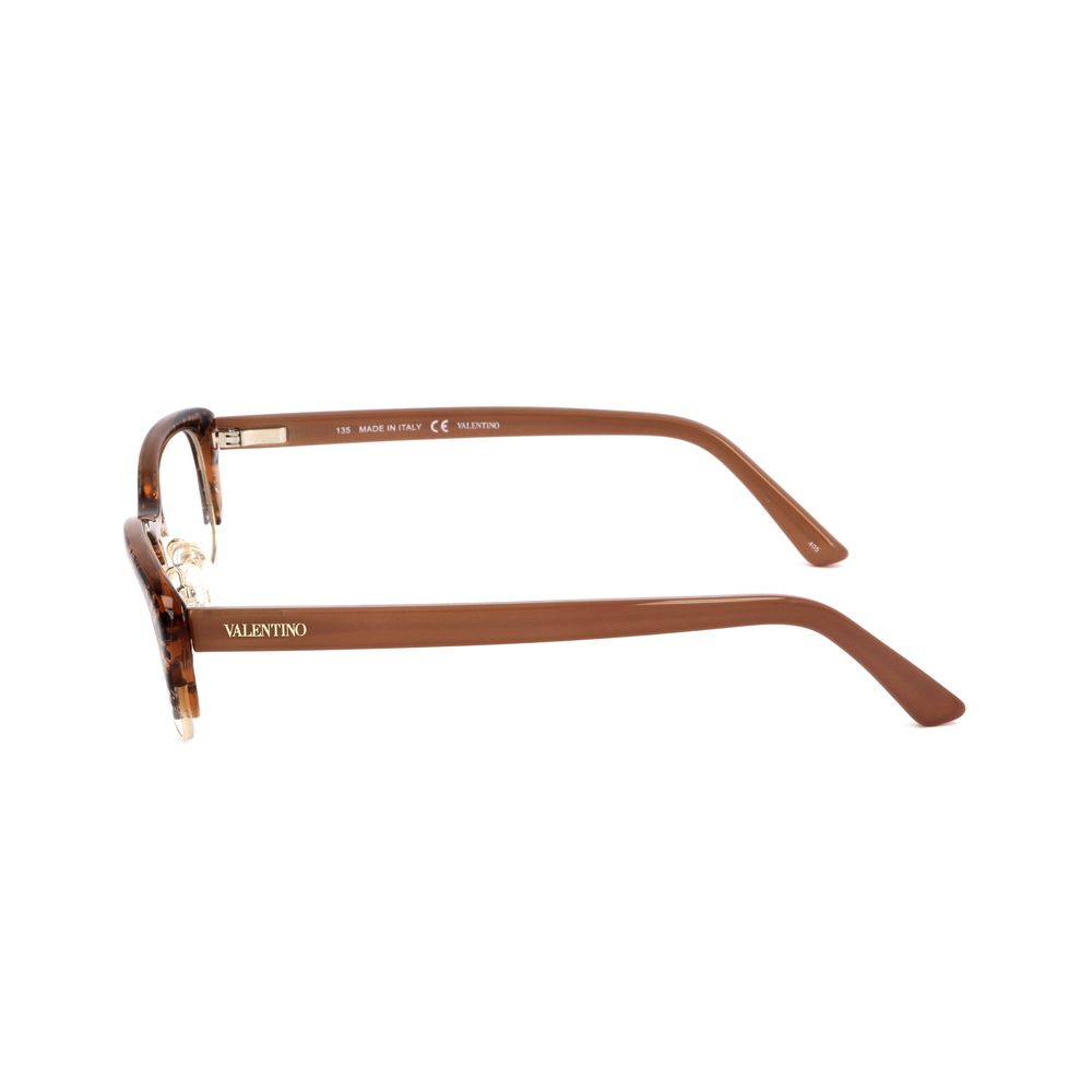 Valentino Brown Metal Glasses (Frames)