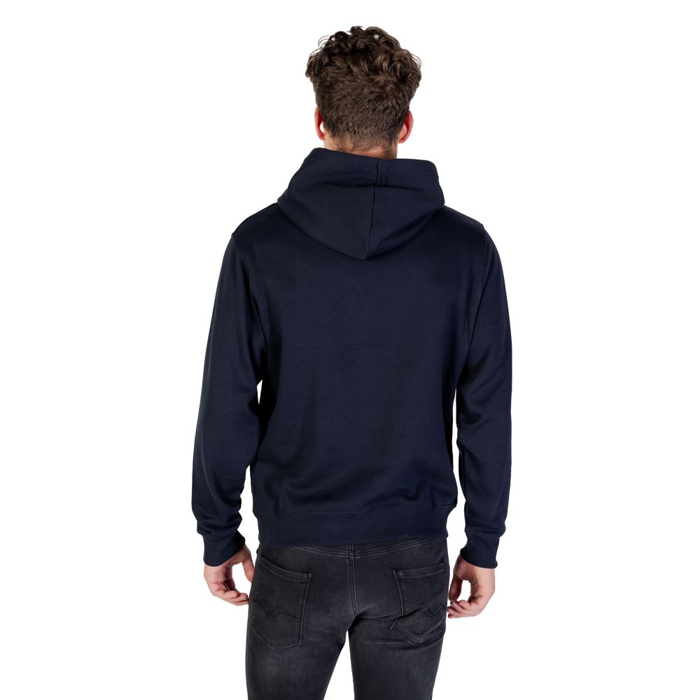 Replay Blue Cotton Hoodie