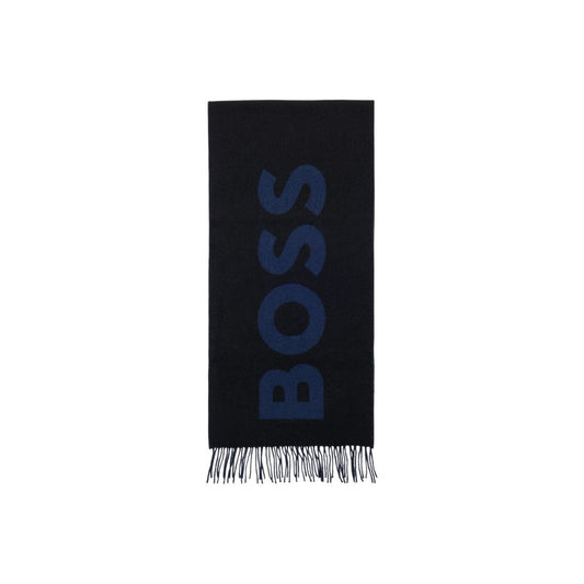 Hugo Boss Black Wool Scarf