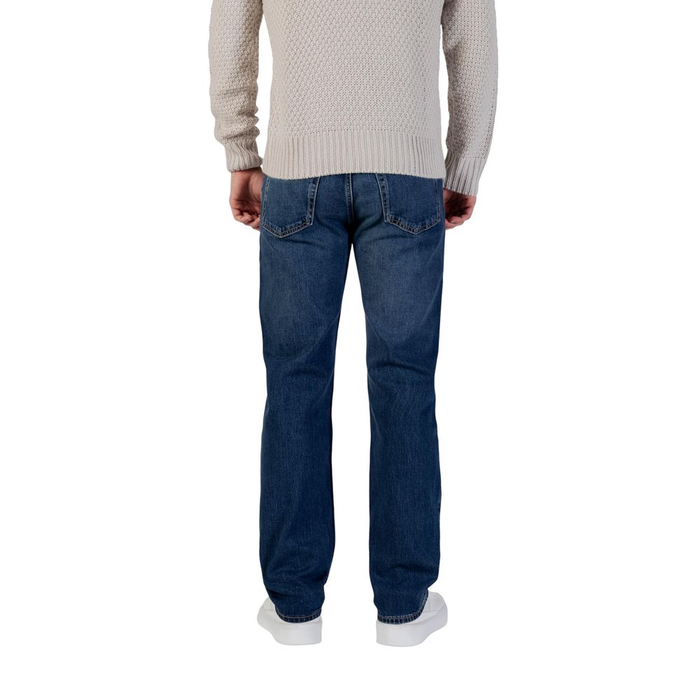 Calvin Klein Jeans Black Cotton Relaxed Fit Jeans