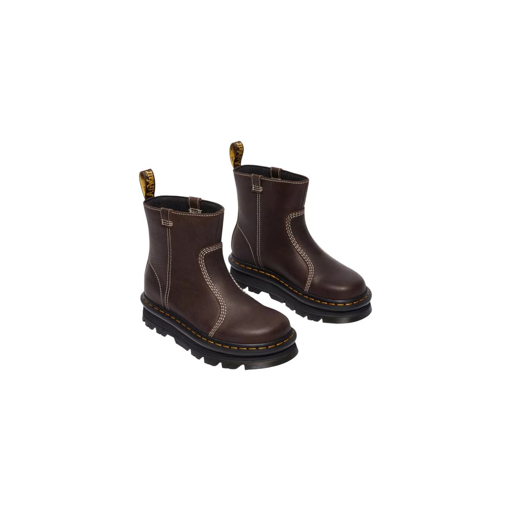 Dr. Martens Brown Leather Ankle Boots