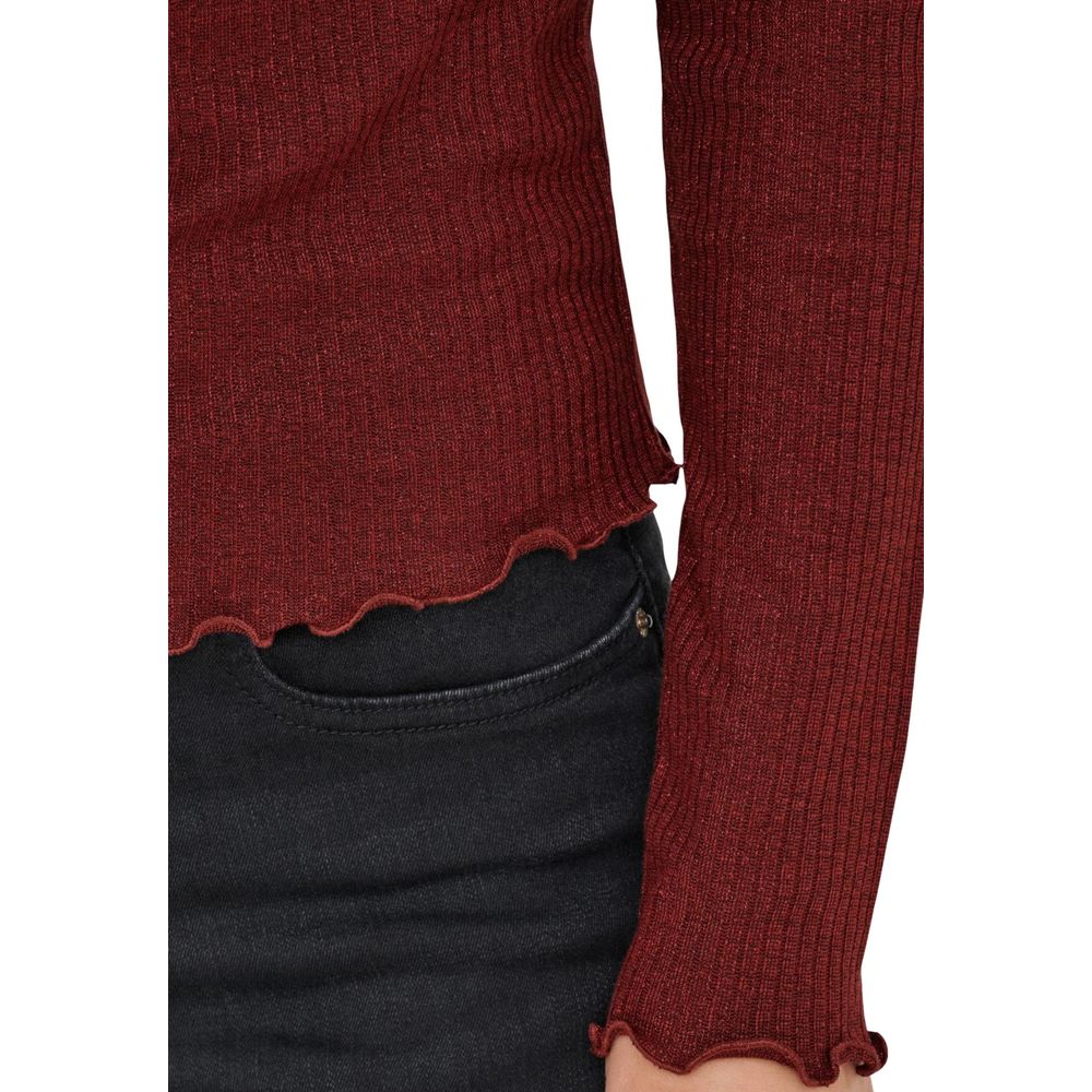 Only Red Organic Cotton Long Sleeve T-Shirt