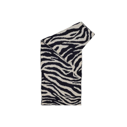 Pieces Blue Recycled Polyester Scarf