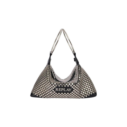 Replay Black Polyester Handbag