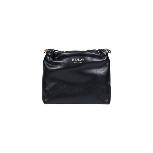 Replay Black Polyester Handbag