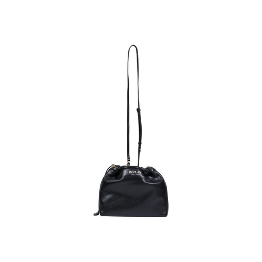 Replay Black Polyester Handbag