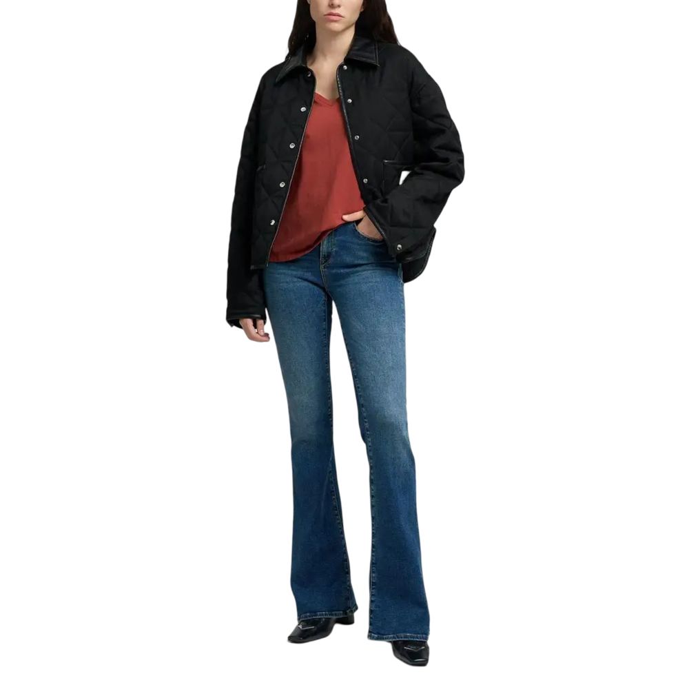 Replay Blue Cotton Bootcut Jeans