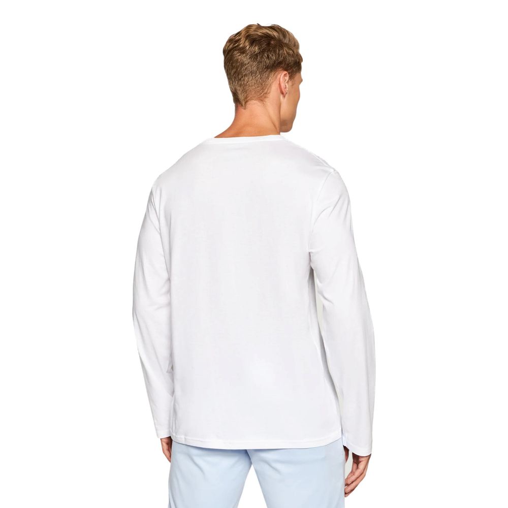Ralph Lauren White Cotton Long Sleeve T-Shirt