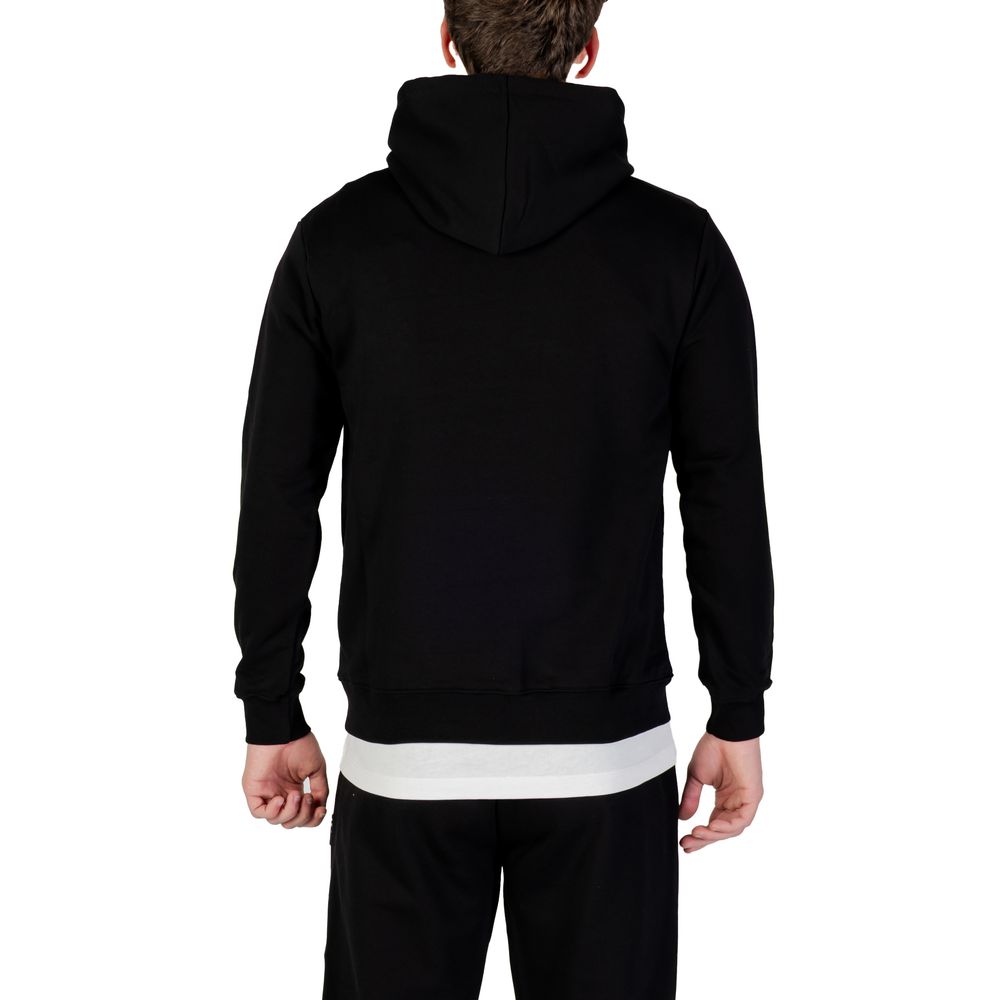 Icon Black And White Cotton Hoodie