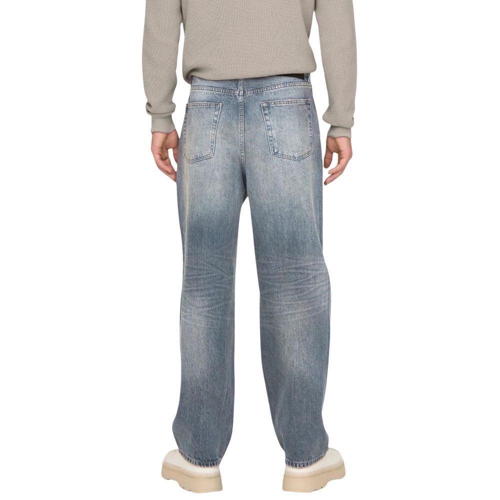 Only & Sons Blue Recycled Cotton Relaxed Fit Jeans