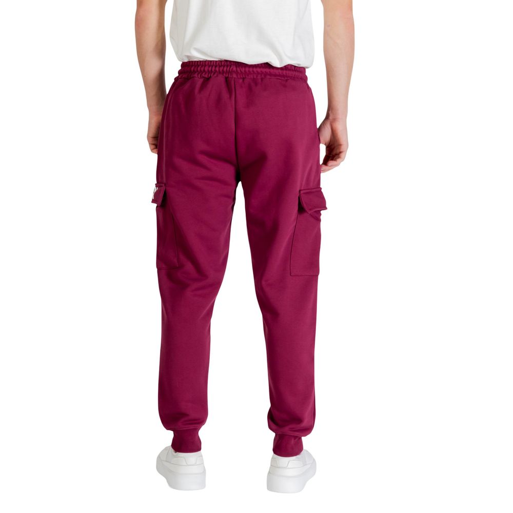 Icon Bordeaux Cotton Joggers (Workout Pants)