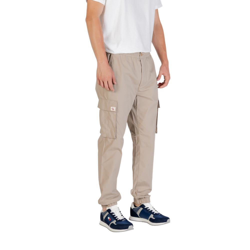 Calvin Klein Jeans Brown Cotton Cargo Pants
