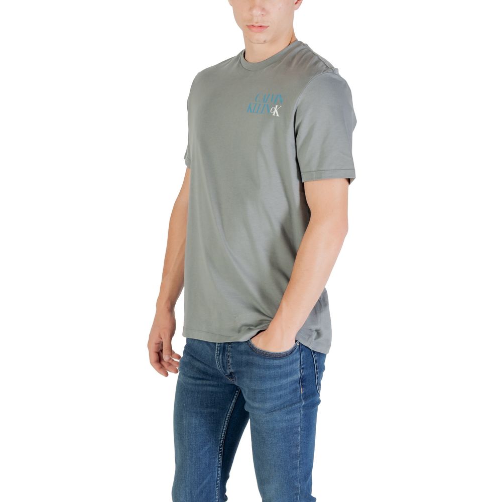 Calvin Klein Jeans Gray Cotton T-Shirt