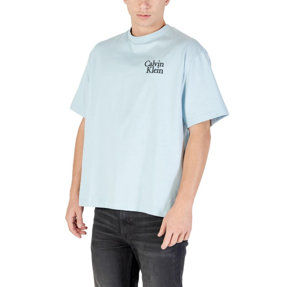 Calvin Klein Jeans Blue Cotton T-Shirt