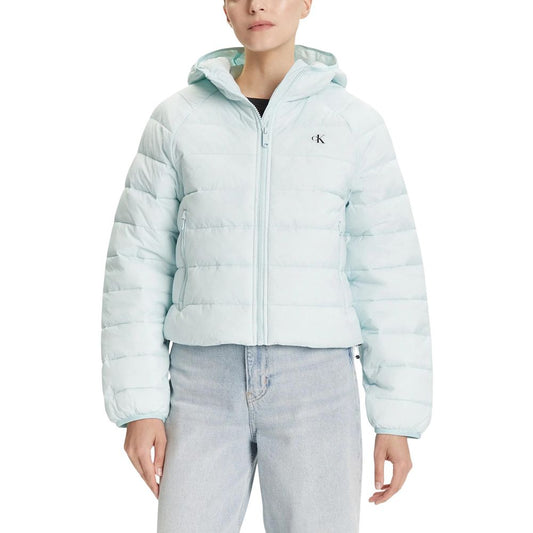 Calvin Klein Jeans Turquoise Polyamide Shell Jacket