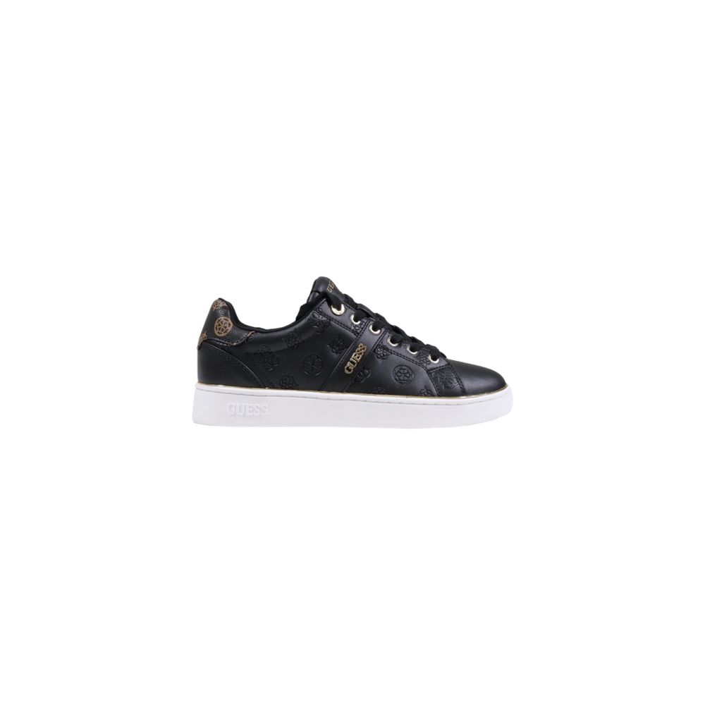 Guess Black Polyethylene Low Top Sneakers
