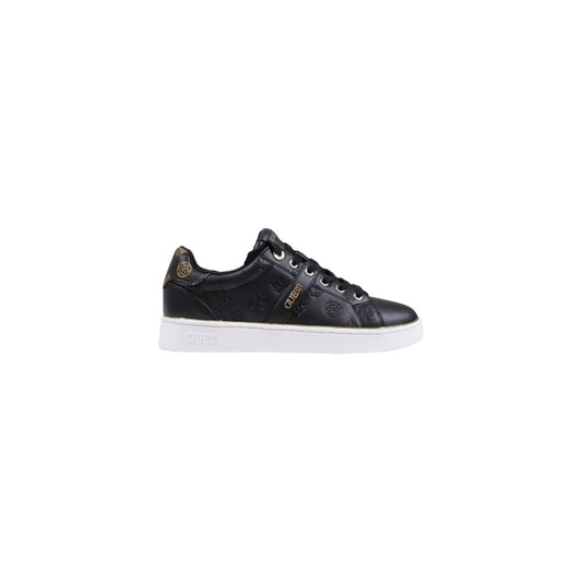 Guess Black Polyethylene Low Top Sneakers