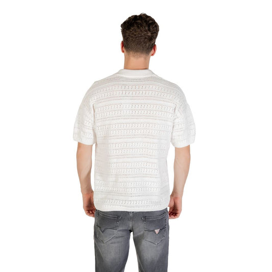 Only & Sons White Cotton Shortsleeve Shirt