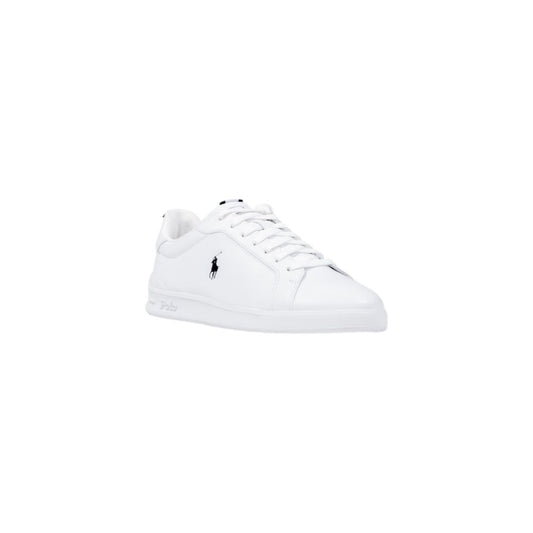 Ralph Lauren White Leather Low Top Sneakers