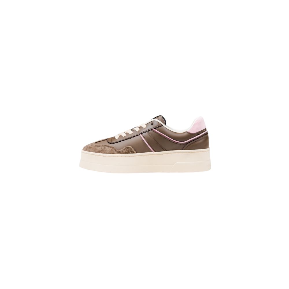 Tommy Hilfiger Jeans Brown Artificial Leather Sneakers